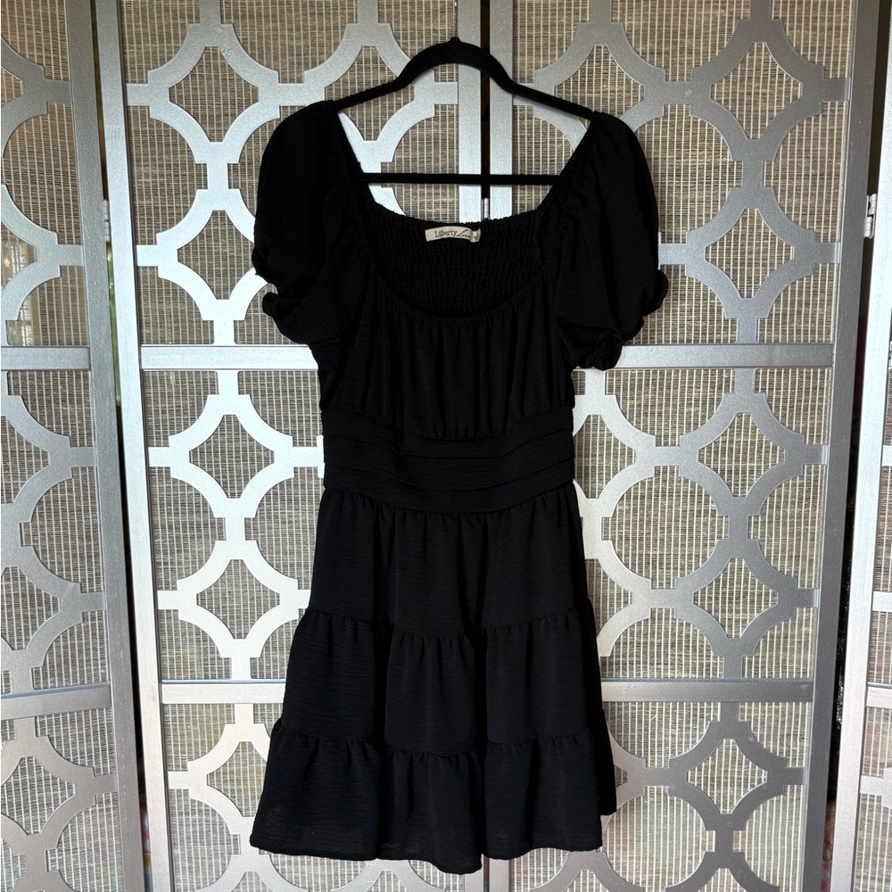 Liberty Love Black Mini Dress
